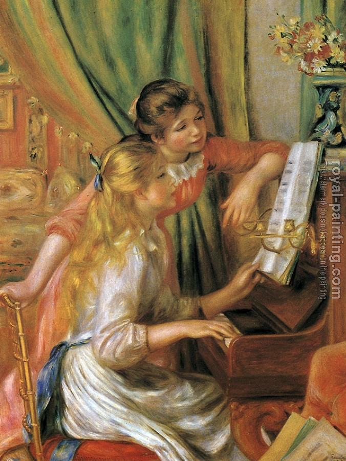 Pierre Auguste Renoir : Girls at the Piano